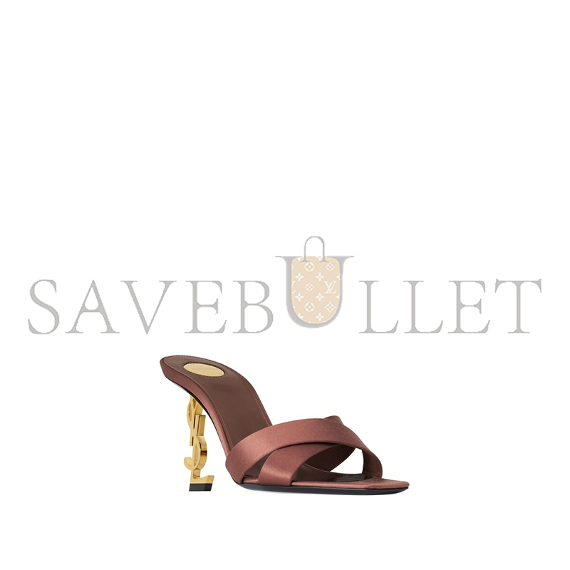 Y*L opyum mules in satin crepe 8189319qab12215